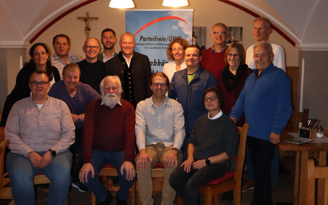 Aufstellungsversammlung des Wasserburger Blocks: Geschlossen in den Kommunalwahlkampf 2026 – mit Bürgermeisterkandidat Georg Gäch an der Spitze