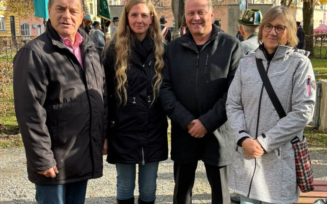 Wasserburger Block ehrt Volkstrauertag