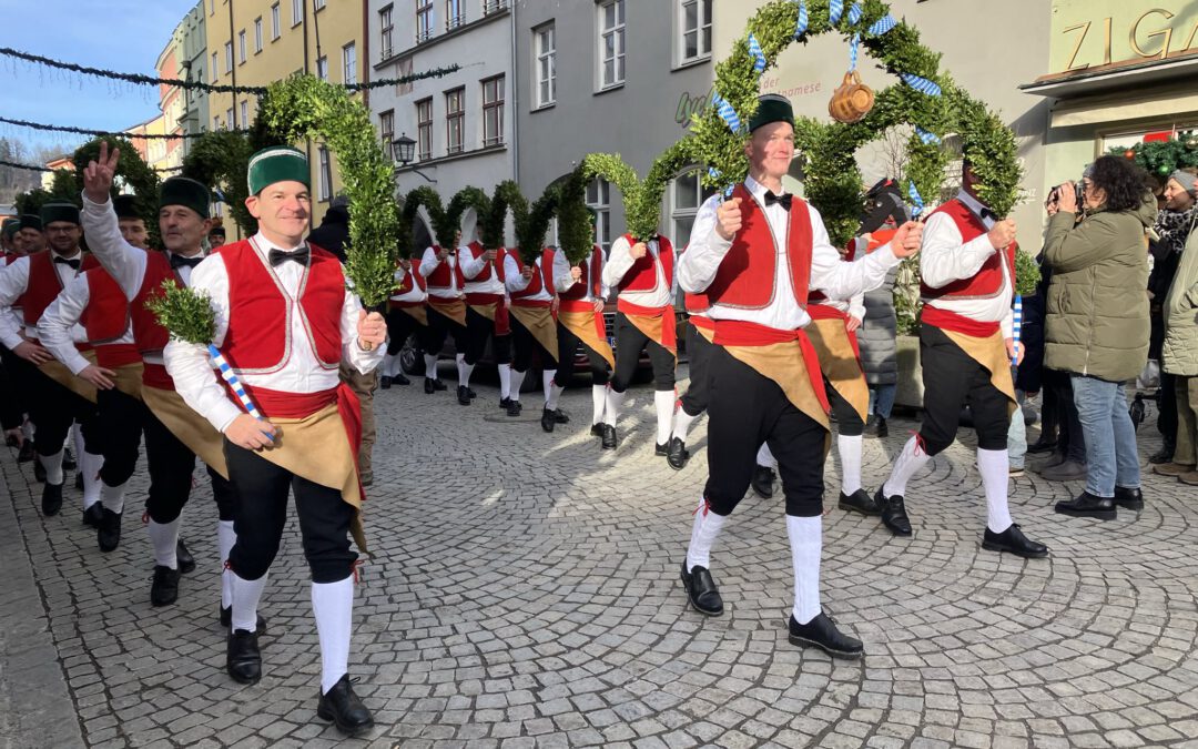 Ehrentanz der Schäffler – der Block war dabei